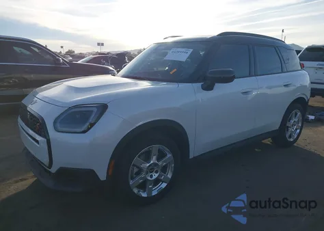 2025 Mini Countryman Cooper S из США, поврежденный, VIN WMZ23GA09S7P42544